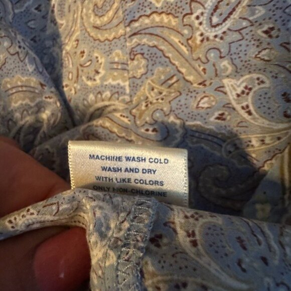 Old Navy Womens Bohemian Babydoll Too Blouse Medium Cottagecore Prairie Lace - Picture 5 of 6